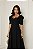 VESTIDO DAFNY DECOTE V COM MANGA - PRETO - Imagem 4