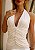 VESTIDO GAL MIDI FRENTE ÚNICA FRANZIDO FENDA - OFF WHITE - Imagem 5