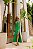VESTIDO GAL MIDI FRENTE ÚNICA FRANZIDO FENDA - VERDE - Imagem 3