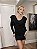VESTIDO TALITA DRAPEADO MANGA LONGA - PRETO - Imagem 5