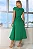 VESTIDO HILDA MIDI DETALHE FLOR - VERDE - Imagem 4