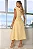 VESTIDO HILDA MIDI DETALHE FLOR - AMARELO MANTEIGA - Imagem 4