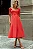 VESTIDO DAFNY DECOTE V COM MANGA - VERMELHO - Imagem 1