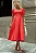 VESTIDO DAFNY DECOTE V COM MANGA - VERMELHO - Imagem 4