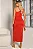 VESTIDO ARIADINE MIDI UM OMBRO COM FENDA - VERMELHO - Imagem 4