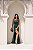 VESTIDO DE FESTA SPAZIO T.Q.C. CREPE ACETINADO - VERDE ESMERALDA - Imagem 1