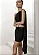 VESTIDO CURTO RAFA SAIA FRANZIDA NULA MANGA - PRETO - Imagem 6
