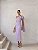 VESTIDO FLÁVIA LONGUETE TUBINHO LAÇO - LAVANDA - Imagem 1