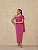 VESTIDO FLÁVIA LONGUETE TUBINHO LAÇO - PINK - Imagem 1