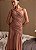 VESTIDO LONGO ASSIMÉTRICO BRUNA - AMÊNDOA - Imagem 3