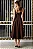 VESTIDO TEODORA COM ALÇA E BOLSOS - MARROM - Imagem 5