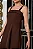 VESTIDO TEODORA COM ALÇA E BOLSOS - MARROM - Imagem 2