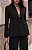 BLAZER OMBRO PREGAS BIANCA - PRETO - Imagem 2