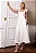 VESTIDO KÁTIA LONGUETE COM ALÇA E LAÇOS - OFF WHITE - Imagem 3
