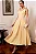 VESTIDO KÁTIA LONGUETE COM ALÇA E LAÇOS - AMARELO - Imagem 3