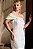 VESTIDO MIDI DETALHE UM OMBRO SAMARA - OFF WHITE - Imagem 2