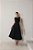 VESTIDO ANA PAULA MIDI ALFAIATARIA PREMIUM - PRETO - Imagem 1