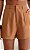 SHORTS CINTIA ANFAIATARIA PREGAS - CAMEL - Imagem 1