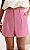 SHORTS CINTIA ANFAIATARIA PREGAS - ROSA - Imagem 3