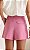SHORTS CINTIA ANFAIATARIA PREGAS - ROSA - Imagem 2