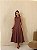 VESTIDO VIVIANE MIDI EVASÊ - MARROM - Imagem 1