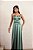 VESTIDO DE FESTA GIOVANA CREPE ACETINADO FAIXA CHOKER - VERDE OLIVA - Imagem 2