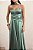 VESTIDO DE FESTA GIOVANA CREPE ACETINADO FAIXA CHOKER - VERDE OLIVA - Imagem 3