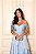 VESTIDO DE FESTA LIZ OMBRO A OMBRO - AZUL SERENITY - Imagem 3