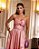 VESTIDO DE FESTA MANUELA T.Q.C TAFETÁ - ROSÉ - Imagem 3