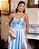 VESTIDO DE FESTA MANUELA T.Q.C TAFETÁ -AZUL SERENITY - Imagem 2