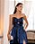 VESTIDO DE FESTA MANUELA T.Q.C TAFETÁ - AZUL MARINHO - Imagem 2
