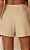 SHORTS COM VIÉS E CINTO ALFAIATARIA - BEGE - Imagem 3