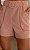 SHORTS COM VIÉS E CINTO ALFAIATARIA - ROSA - Imagem 2