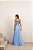 VESTIDO DE FESTA TANGARÁ PLISSADO - AZUL SERENITY - Imagem 2