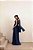 VESTIDO DE FESTA MAITÊ SAIA PLISSADA CHOKER - AZUL MARINHO - Imagem 2