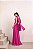 VESTIDO DE FESTA MAITÊ SAIA PLISSADA CHOKER - FÚCSIA - Imagem 4