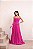 VESTIDO DE FESTA MAITÊ SAIA PLISSADA CHOKER - FÚCSIA - Imagem 2