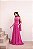 VESTIDO DE FESTA MAITÊ SAIA PLISSADA CHOKER - FÚCSIA - Imagem 1