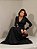 VESTIDO YASMIN JERSEY MANGA LONGA - PRETO - Imagem 1