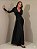 VESTIDO YASMIN JERSEY MANGA LONGA - PRETO - Imagem 2