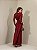 VESTIDO YASMIN JERSEY MANGA LONGA - VINHO - Imagem 3