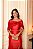 VESTIDO DE FESTA ÍSIS T.Q.C. ZIBELINE COM CAPA AVULSA - VERMELHO - Imagem 3