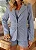 BLAZER LISTRADO LAURA - AZUL - Imagem 3