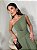 VESTIDO DE FESTA ALICIA UM OMBRO PLISSADO - VERDE OLIVA - Imagem 3