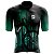 Camisa De Ciclismo Camiseta Ciclismo Mtb Bike Verde Proteção Uv50+Masculina-Feminina e Infantil - Imagem 1