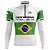 Camisa Ciclismo Camiseta Para Ciclista CANONDALLE BRASIL BRANCA 116 - Imagem 1