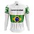 Camisa Ciclismo Camiseta Para Ciclista CANONDALLE BRASIL BRANCA 116 - Imagem 2