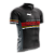 Camisa Ciclismo Camiseta Para Ciclista MTB  Preta Faixa Vermelha Proteção UV cod325 - Imagem 1