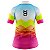 DUPLICADO - Camisa Ciclismo Camiseta Para Ciclista Losango  MTB  Laranja Proteção UV cod 136 - Imagem 2