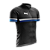 Camisa Ciclismo Camiseta Para Ciclista MTB  Cinza Faixa Azul Proteção UV cod108 - Imagem 1